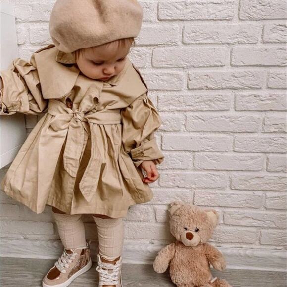 New wool beret 2-8 years off white - Picture 2 of 6